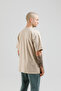 Better Self Nr Wide Cut Men's T-Shirt Beige - 2