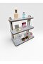 Mak101 Countertop Organizer, Kitchen Shelf, Accessory Jewelry Stand, 3-Tier, Travertine - 4