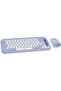 Pop Icon Combo Wireless Mouse and Keyboard, Bluetooth, Lilac - 3