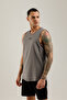 Sportswear Cotton Men's Athlete Undershirt Smoked