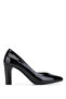 Women's Genuine Leather Black Patent Leather High Heels