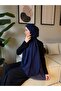 Velora 100% Natural Cotton Silk Series-Navy Blue - 4
