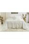 Maya 3 Piece Ecru Pique Set 240 X 260 cm 240 X 260 cm Ecru