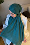 G Pattern Wool Silk Shawl-Oil - 4