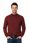 Men's Half Turtleneck Solid Sweater