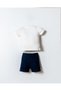Us Polo Assn. Baby Boy Top and Bottom Set 100% Cotton – Short Sleeve T-Shirt & Shorts - 4