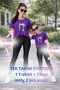 Mother Daughter Mama Min Toparlayıcı Tayt T-Shirt Combination Single Price Oversize 100% Cotton