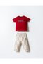 Baby Boy 3-Piece Set Hooded Jacket T-Shirt Pants Casual Baby Set - 3