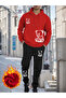 Calle 00 Urban Street Style 3 Threaded Rastered Sweatpants Set