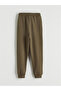 Beige embroidered boy's t-shirt and sweatpants - 8