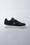 Unisex Daily Lace-Up Black Suede Sneaker Sports Shoes - 4