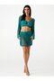 Fringed crocheted mini skirt - 2