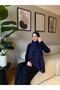 Velora 100% Natural Cotton Silk Series-Navy Blue - 2