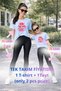 Mother Daughter Mama Min Toparlayıcı Tayt T-Shirt Combination Single Price Oversize 100% Cotton