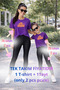 Mother Daughter Mama Min Toparlayıcı Tayt T-Shirt Combination Single Price Oversize 100% Cotton