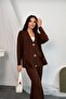 Plus Size Buttoned Knitwear Double Set - 2