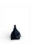 Women's Navy Blue Zippered Belt Detailed Gold Tassel Cross Strap Hand and Shoulder Bag Caliente - 4