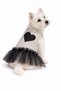 Small Breed Glittery Heart Detailed Dog Outfit Dog Dress (1-10kg) - 3