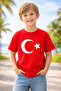 Turkish Flag Printed Moon Star 23 April 19 May 29 October 10 November 100% Cotton Unisex - 2