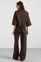 Truvakar Sleeve Jacket Pants Denim Double Set Brown 9415-Tk - 8