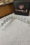 Effortless Chic Rhinestone Stone Banana Hair Clip Silver 10cm - Non-Slip Toothed Snap Closure Hair Clip - 6