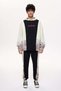 Logo Printed Oversize Wide Cut Hoodie Hooded Sweatshirt - 3