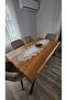 Luxury French Lace Linen Gardeya Runner - 3