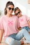 Mother Daughter 100% Cotton T-Shirt Mama Mini Mother Daughter Single Price