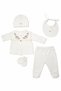 Baby Girl Embroidered Newborn Hospital Release Set of 5 - 3