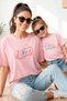 Mother Daughter 100% Cotton T-Shirt Mama Mini Mother Daughter Single Price