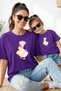 Mother Daughter 100% Cotton T-Shirt Mama Mini Mother Daughter Single Price