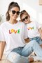 Mother Daughter 100% Cotton T-Shirt Mama Mini Mother Daughter Single Price