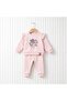 Heart Embroidered Baby Girl Set