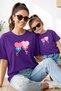 Mother Daughter 100% Cotton T-Shirt Mama Mini Mother Daughter Single Price