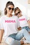 Mother Daughter 100% Cotton T-Shirt Mama Mini Mother Daughter Single Price