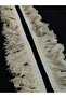Cream Color Carpet Edge Tassel Fringed Strip 7cm - 4