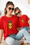 Mother Daughter 100% Cotton T-Shirt Mama Mini Mother Daughter Single Price