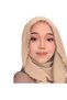 Premium Pearl-Beaded Medina Silk Chiffon Hijab Headscarf, 175 x 70 cm - 3