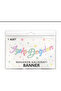Happy Birthday Macaron Color Cardboard Writing Ornament - 4