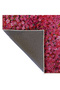 Patterned Woven Base Decorative Carpet in Pink Red Tones 5756 - 5