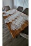 5 Piece Luxury Living Room Sets with Agar Guipure on Linen - 2