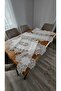 5 Piece Luxury Living Room Sets with Agar Guipure on Linen