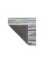 Gray Plain Striped Patterned Modern Patterned Woven Base Washable Carpet Miravip8399 - 5