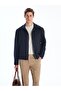 Lcw Vision Navy Blue Shirt Collar Men's Jacket