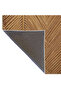 Dry Leaf Themed Decorative Washable Carpet Miravip9029 - 5