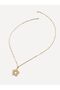 27 5 Pave Flower Necklace