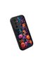 Samsung Galaxy A15 Compatible Retro Floral Print, Stylish and Elegant, Shock-Absorbing Silicone Case - 2