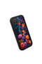 Realme C25 Compatible Retro Flower Print, Stylish and Elegant, Shock-Absorbing Silicone Case - 2
