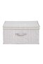 Ebase Rectangular Storage Box Grey/White Standard