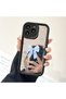 Compatible with iPhone 15 Pro Max, Ribbon Pattern Mirrored Silicone Phone Case - 5